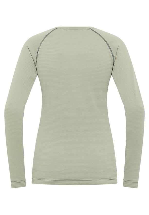 Grey Women Jack Wolfskin Infinite Warm Ls T Shirts | 20642893