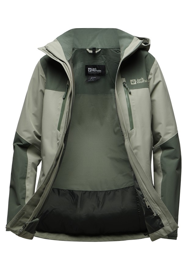 Grey Women Jack Wolfskin Jasper 2l Rain Jackets | 16214275