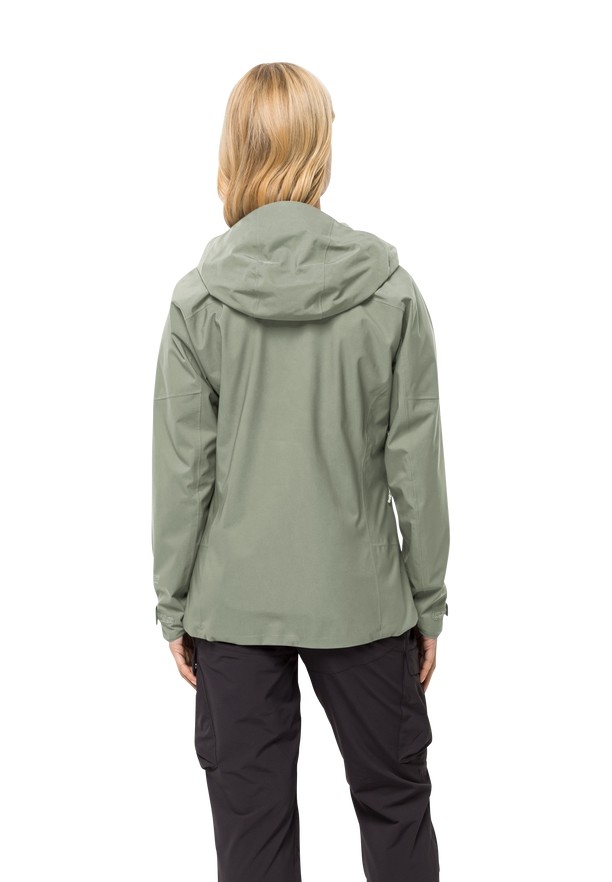 Grey Women Jack Wolfskin Kammweg 2l Rain Jackets | 37154599