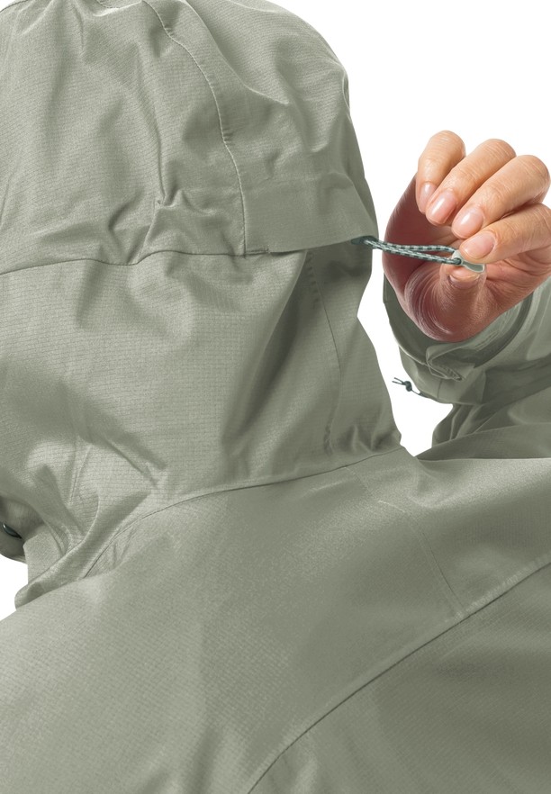 Grey Women Jack Wolfskin Kammweg 2l Rain Jackets | 37154599