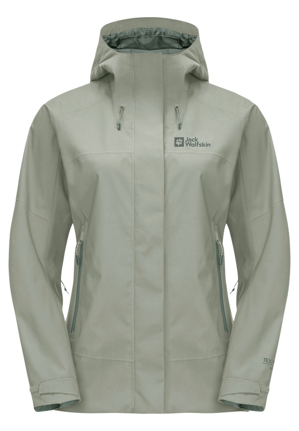 Grey Women Jack Wolfskin Kammweg 2l Rain Jackets | 37154599