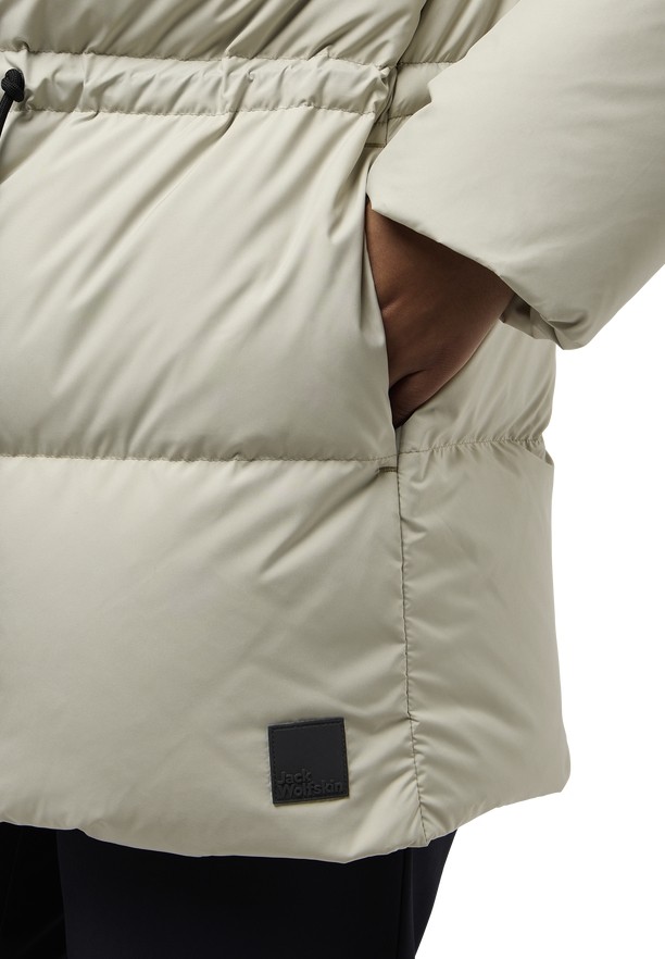 Grey Women Jack Wolfskin Kirschallee Winter Jackets | 48654827