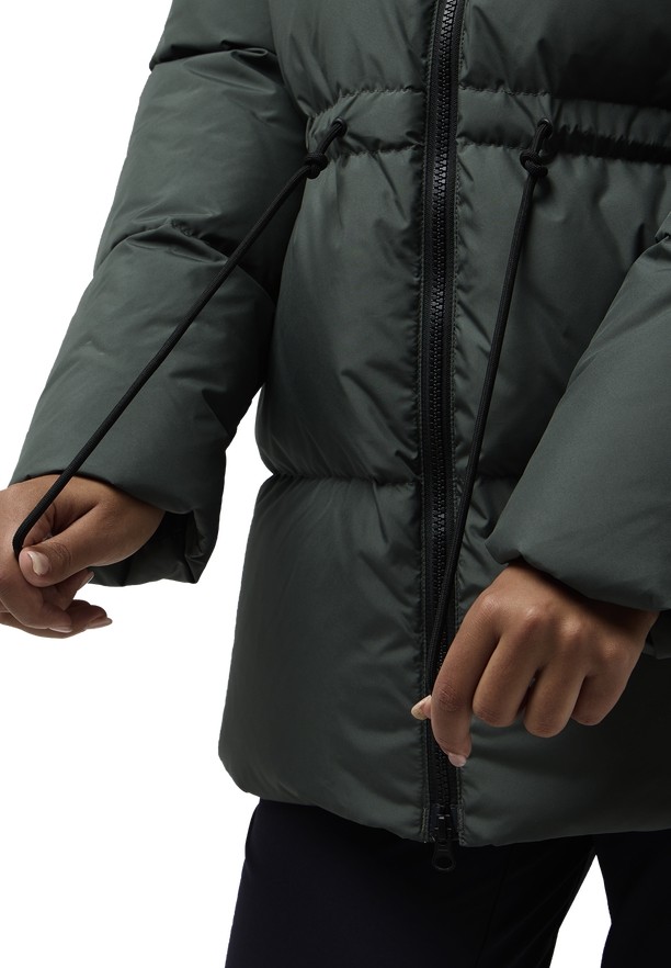 Grey Women Jack Wolfskin Kirschallee Winter Jackets | 84541163