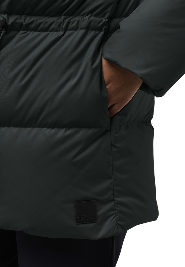 Grey Women Jack Wolfskin Kirschallee Winter Jackets | 84541163