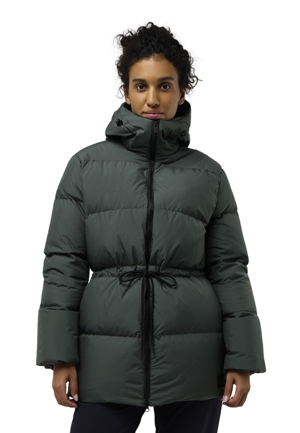 Grey Women Jack Wolfskin Kirschallee Winter Jackets | 84541163
