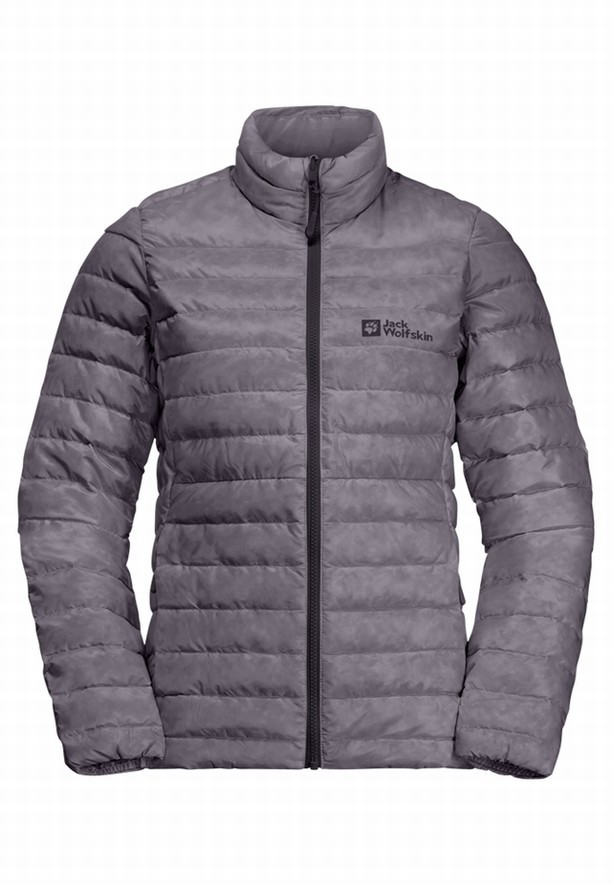 Grey Women Jack Wolfskin Pilvi Down Jackets | 91144255