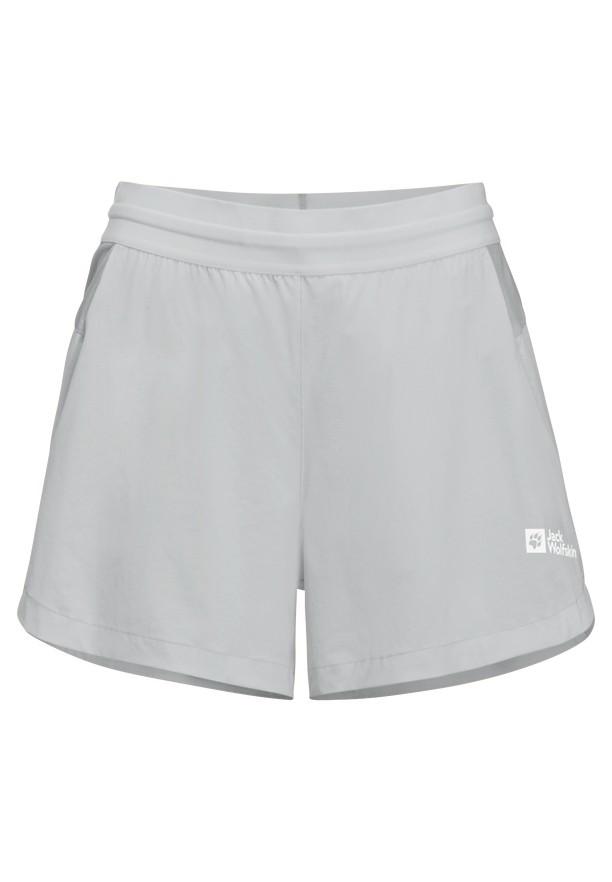 Grey Women Jack Wolfskin Prelight 2in1 Shorts | 78740240