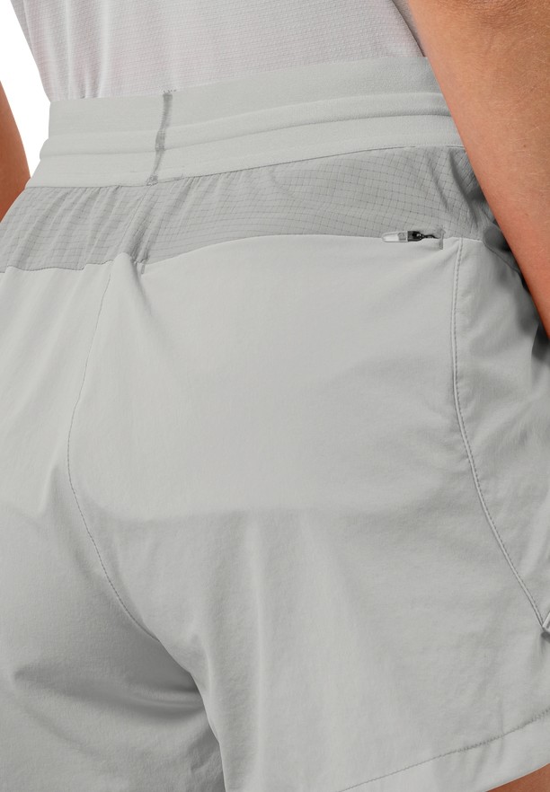 Grey Women Jack Wolfskin Prelight 2in1 Shorts | 78740240
