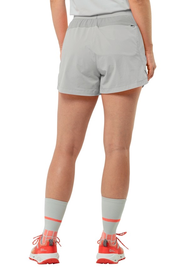 Grey Women Jack Wolfskin Prelight 2in1 Shorts | 78740240