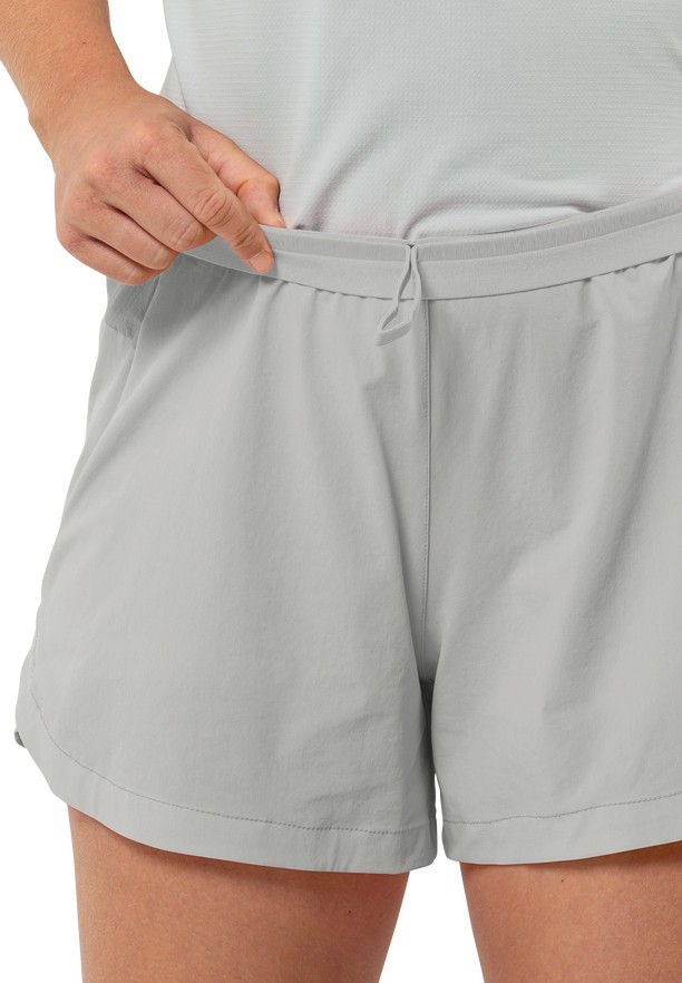 Grey Women Jack Wolfskin Prelight 2in1 Shorts | 78740240