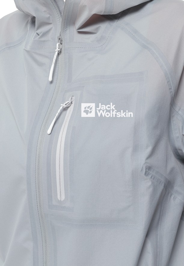 Grey Women Jack Wolfskin Prelight 3l Rain Jackets | 87213047