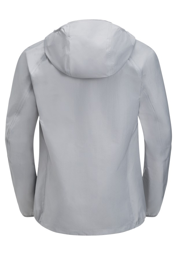 Grey Women Jack Wolfskin Prelight 3l Rain Jackets | 87213047
