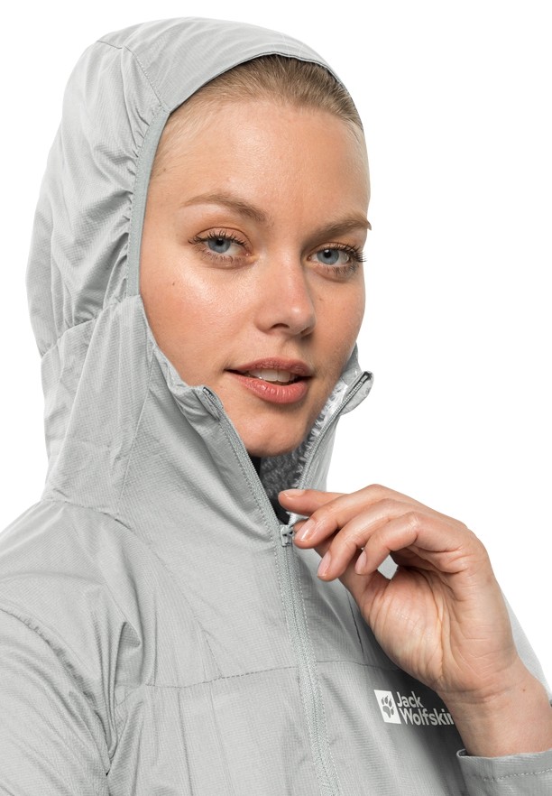 Grey Women Jack Wolfskin Prelight Alpha Jackets | 80716661