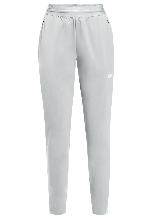 Grey Women Jack Wolfskin Prelight Chill Pants | 27687258
