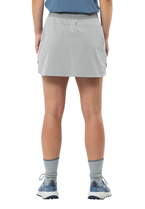 Grey Women Jack Wolfskin Prelight Chill Skorts | 38290222