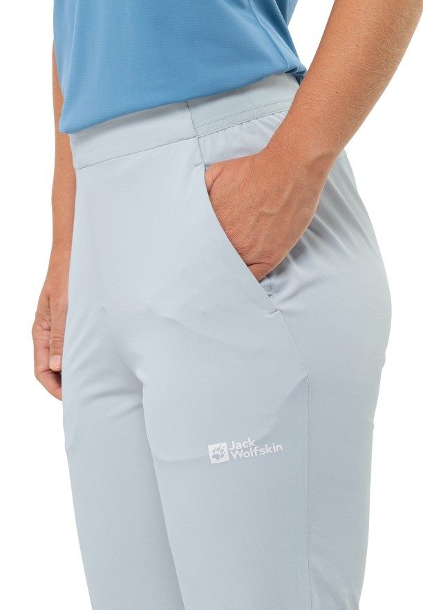 Grey Women Jack Wolfskin Prelight Pants | 87136020