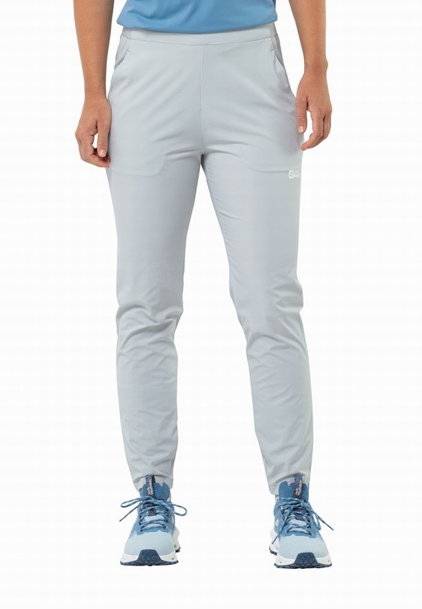 Grey Women Jack Wolfskin Prelight Pants | 87136020