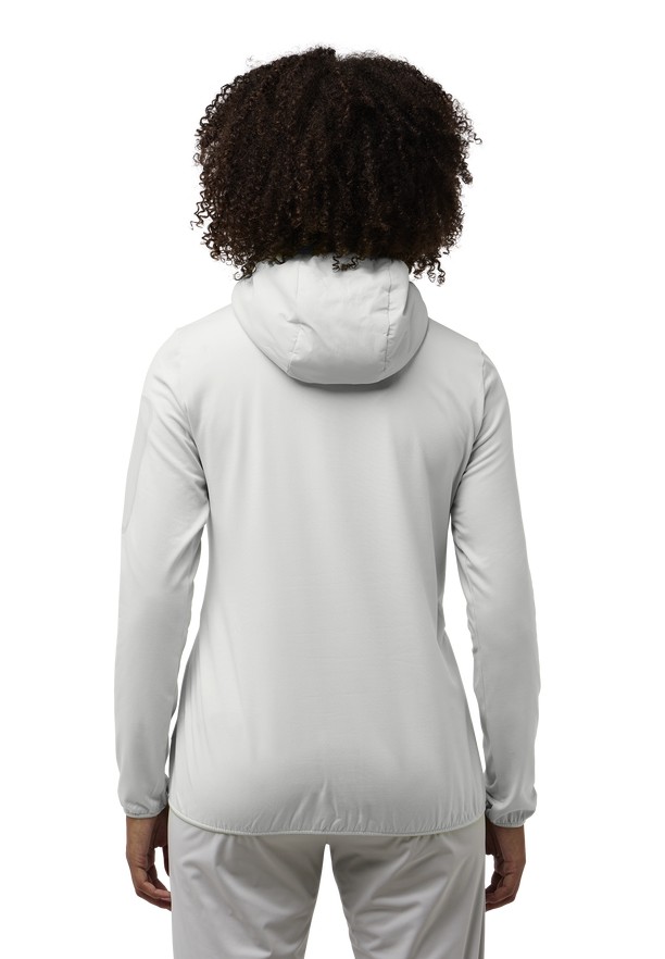 Grey Women Jack Wolfskin Prelight Trail Hoody T Shirts | 46898337
