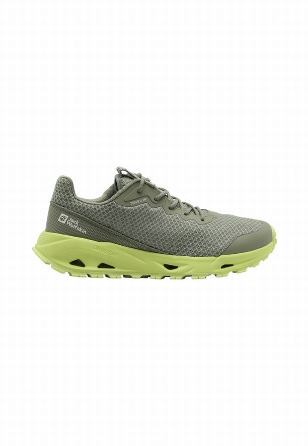 Grey Women Jack Wolfskin Prelight Vent Low Hiking Shoes | 45567686