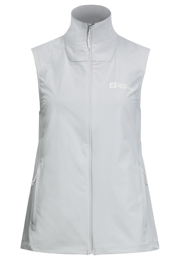 Grey Women Jack Wolfskin Prelight Vest | 33890660