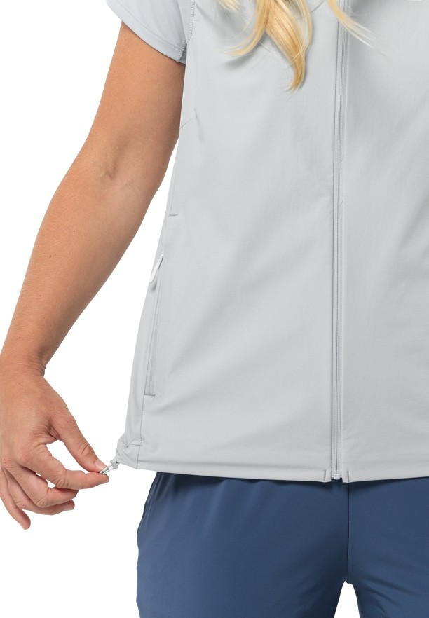 Grey Women Jack Wolfskin Prelight Vest | 33890660