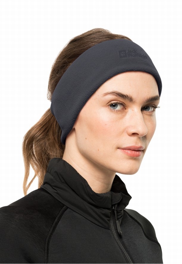 Grey Women Jack Wolfskin Real Stuff Headband | 96953035