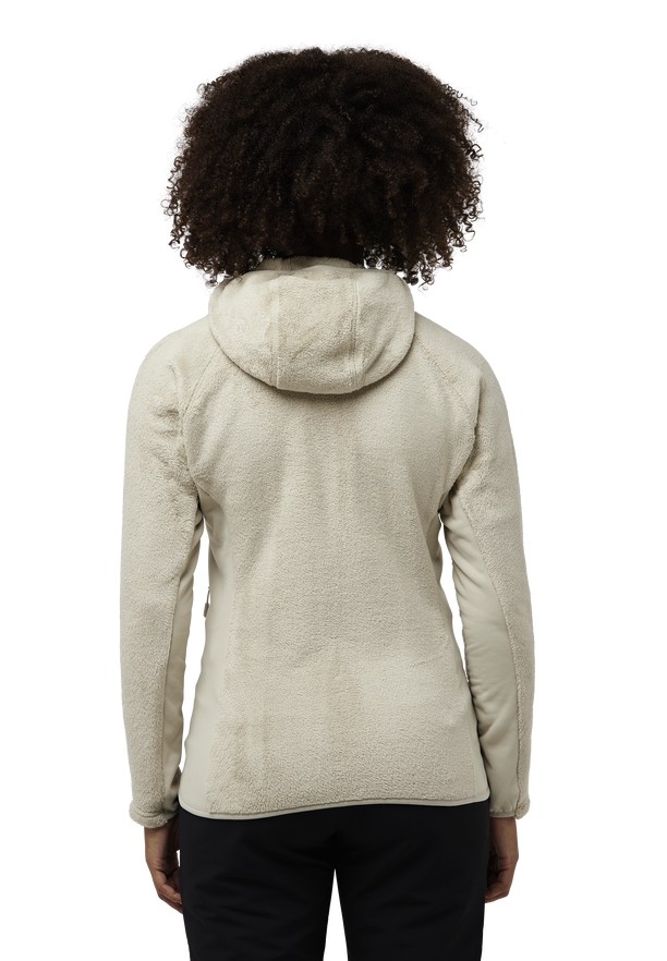 Grey Women Jack Wolfskin Rotwand Hooded Fz Fleece Jackets | 70809657