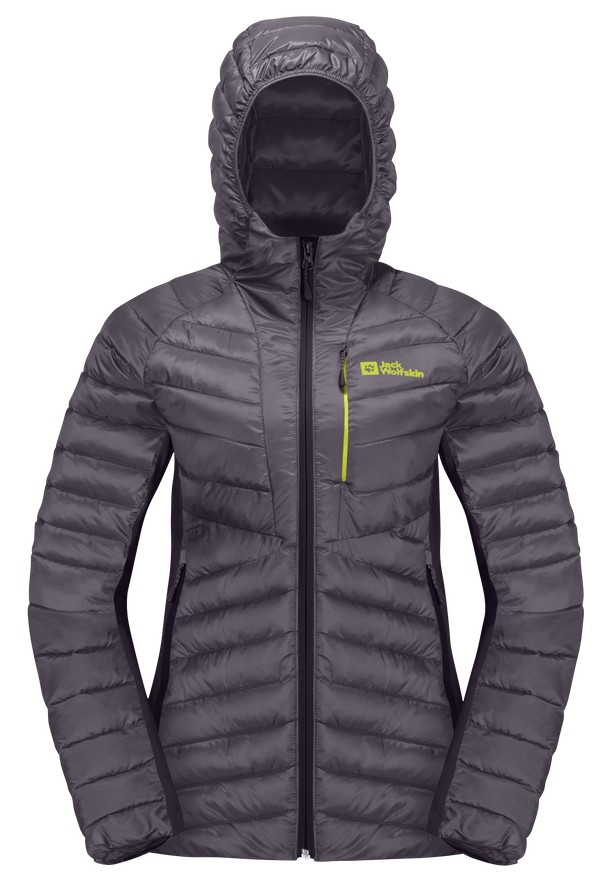 Grey Women Jack Wolfskin Routeburn Pro Ins Jackets | 92420379
