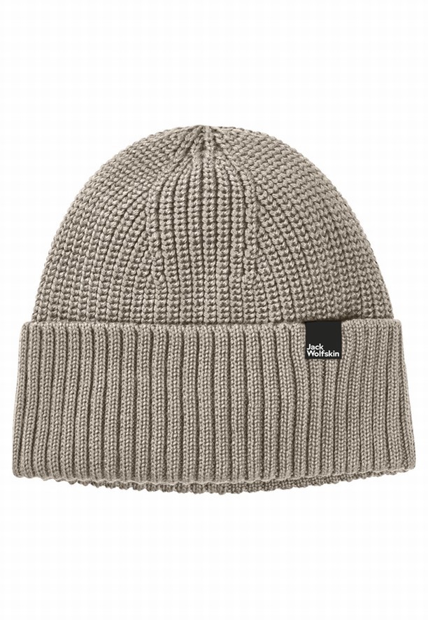 Grey Women Jack Wolfskin Schwansee Beanie | 13430927