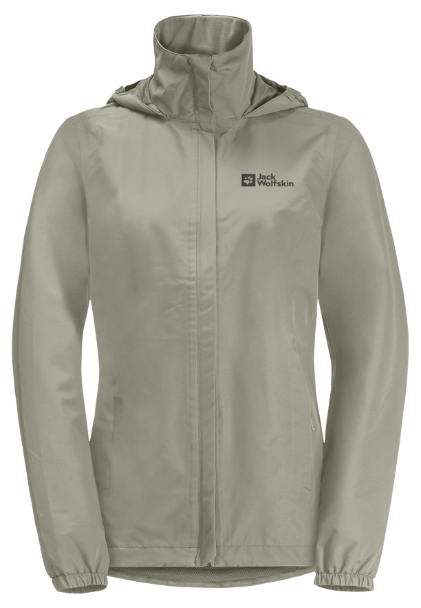 Grey Women Jack Wolfskin Stormy Point 2l Rain Jackets | 36476773