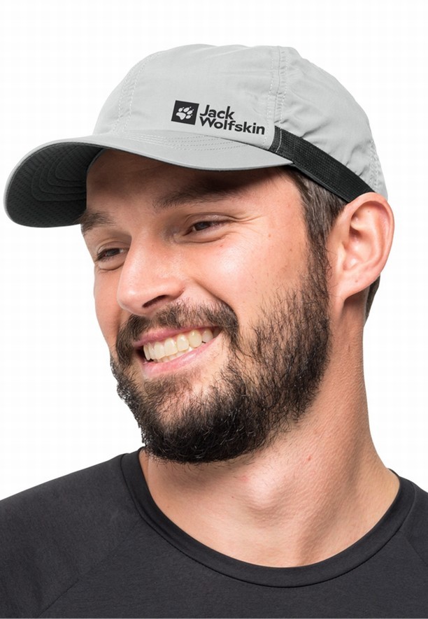 Grey Women Jack Wolfskin Strap Baseball Caps | 16202481