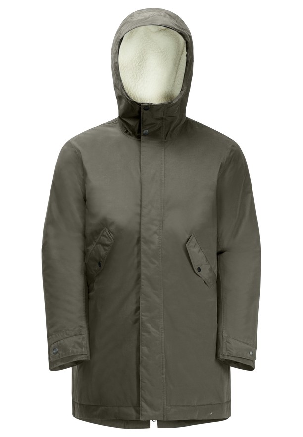 Grey Women Jack Wolfskin Talforst Coats | 25856019