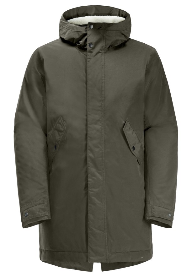 Grey Women Jack Wolfskin Talforst Coats | 25856019