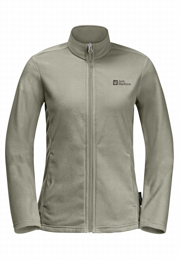 Grey Women Jack Wolfskin Taunus Fz Fleece Jackets | 65736223