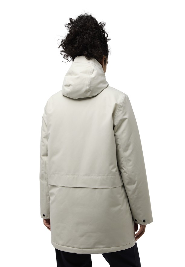 Grey Women Jack Wolfskin Tempelhof Coats | 51424754