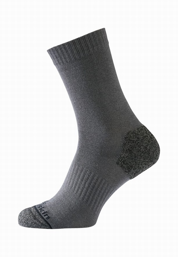 Grey Women Jack Wolfskin Urban Merino Cl C Socks | 51617969