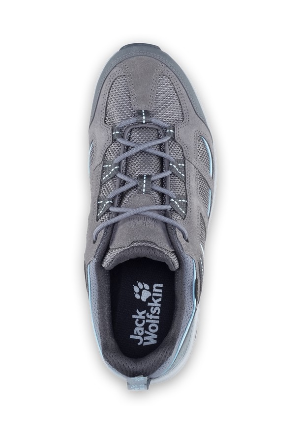 Grey Women Jack Wolfskin Vojo 3 Texapore Low Hiking Shoes | 12047803