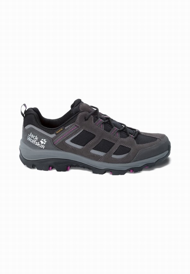 Grey Women Jack Wolfskin Vojo 3 Texapore Low Hiking Shoes | 51383184