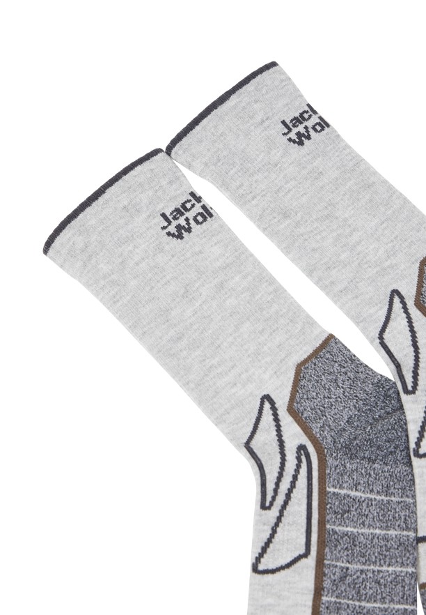 Grey Women Jack Wolfskin Vojo Cl C Socks | 18835030