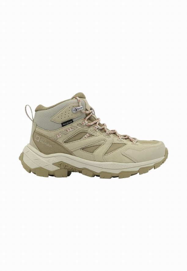 Grey Women Jack Wolfskin Vojo Tour Texapore Mid Hiking Shoes | 77895115