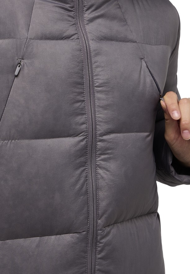 Grey Women Jack Wolfskin Wandermood Down Coats | 50935025