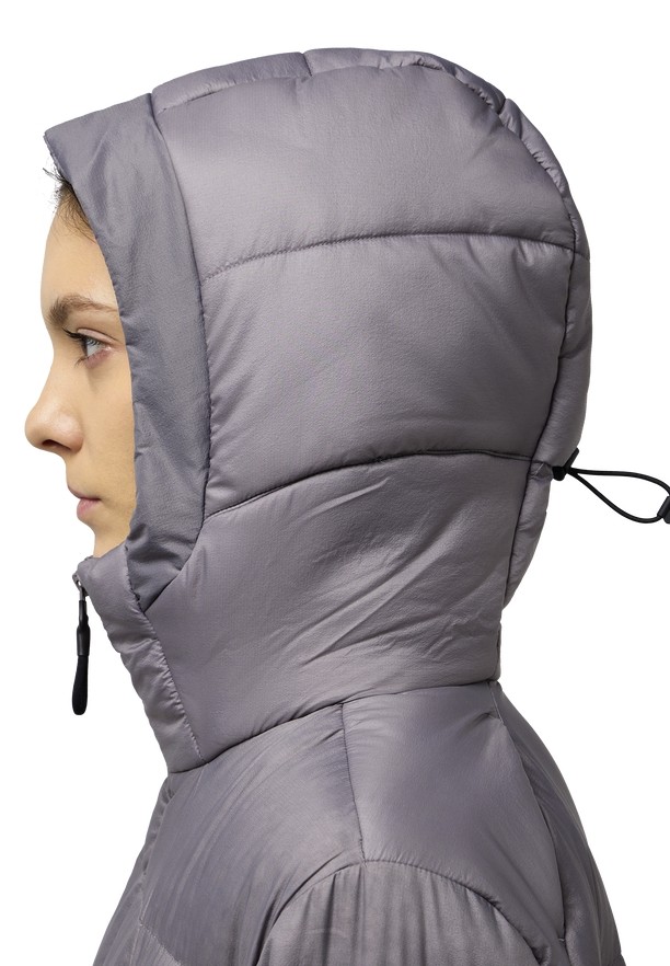 Grey Women Jack Wolfskin Wandermood Down Coats | 50935025