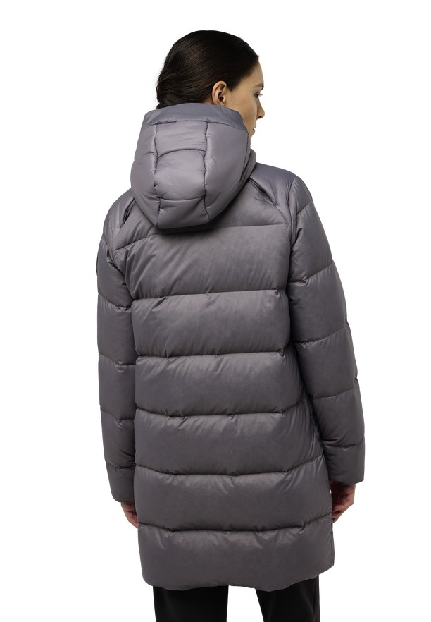 Grey Women Jack Wolfskin Wandermood Down Coats | 50935025