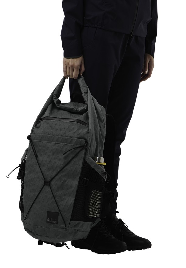 Grey Women Jack Wolfskin Wandermood Rolltop 30 Hiking Backpack | 34426423