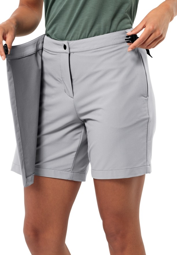 Grey Women Jack Wolfskin Wandermood Skorts | 68948034