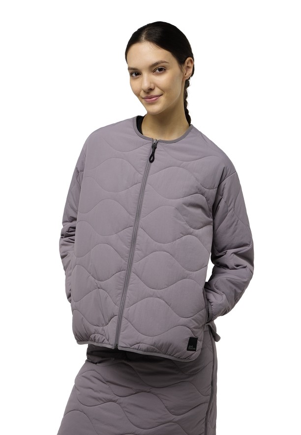 Grey Women Jack Wolfskin Wandersome Ins Jackets | 39136094