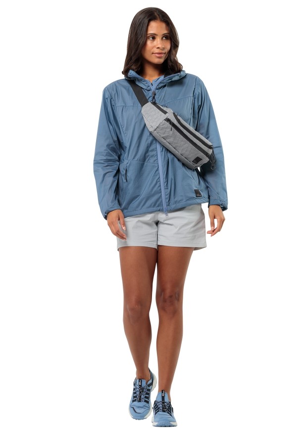 Grey Women Jack Wolfskin Wanderthirst Shorts | 84963144