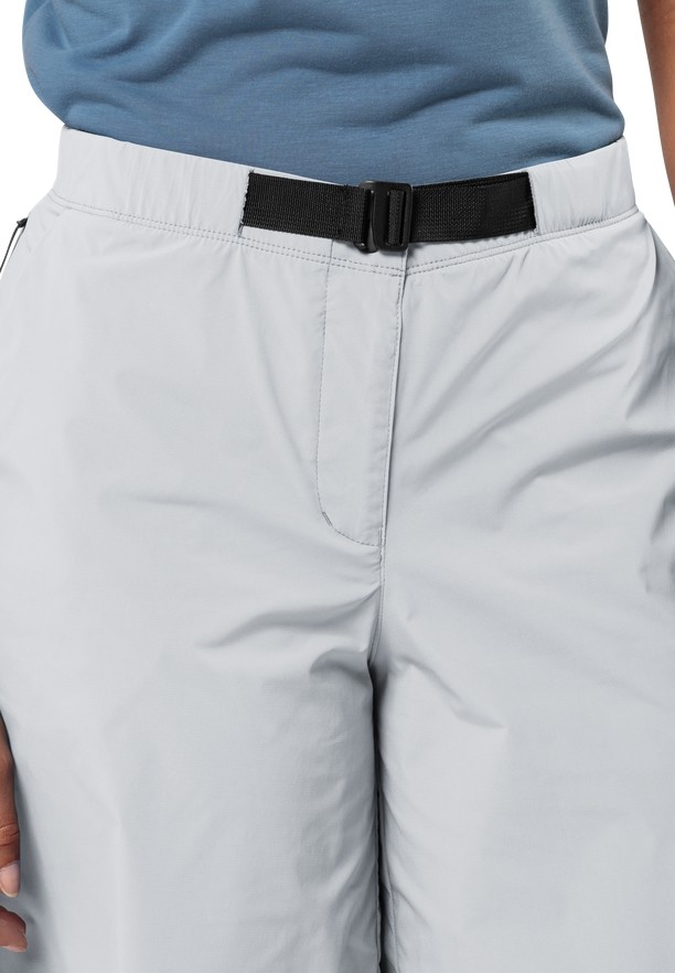 Grey Women Jack Wolfskin Wanderwhim Shorts | 34160563