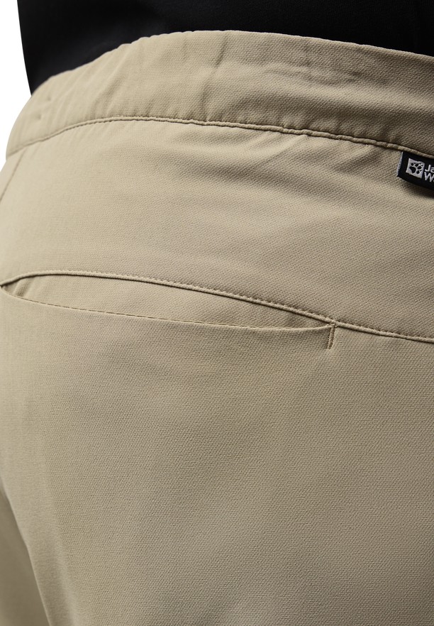 Khaki Men Jack Wolfskin Newport Pants | 42665424