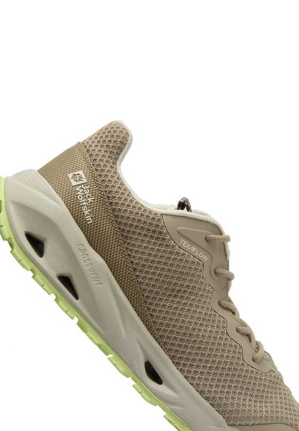 Khaki Men Jack Wolfskin Prelight Vent Low Hiking Shoes | 50864348